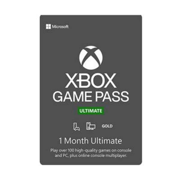 Xbox game pass ultimate 1 month 0