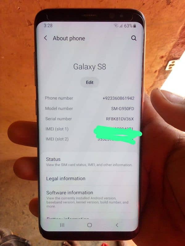 Samsung Galaxy S8 offical dual sim apporved Exchnge possible 3