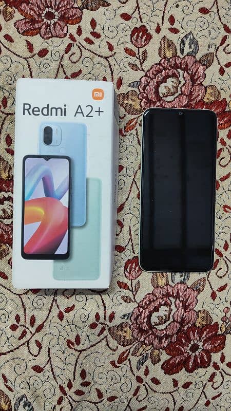 Redmi A2 Plus with Box original charger Urgent sale 1