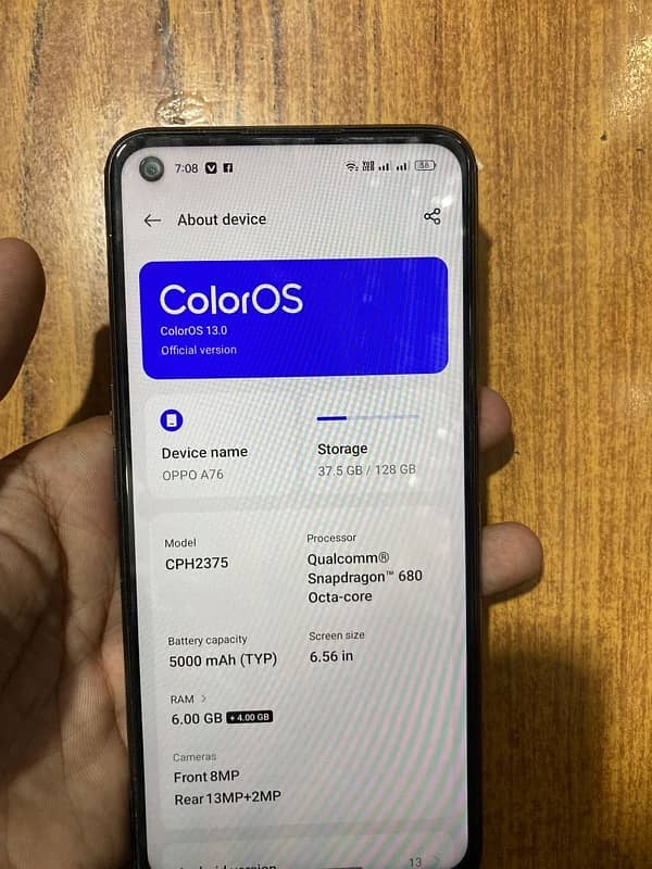 URGENT SALL OPPO A76 (6/128) FULL BOKS FOR SALL 2