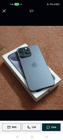 iphone 15 pro max jv 1tb titanium blck box wth orignl cble aple wrrnty 0