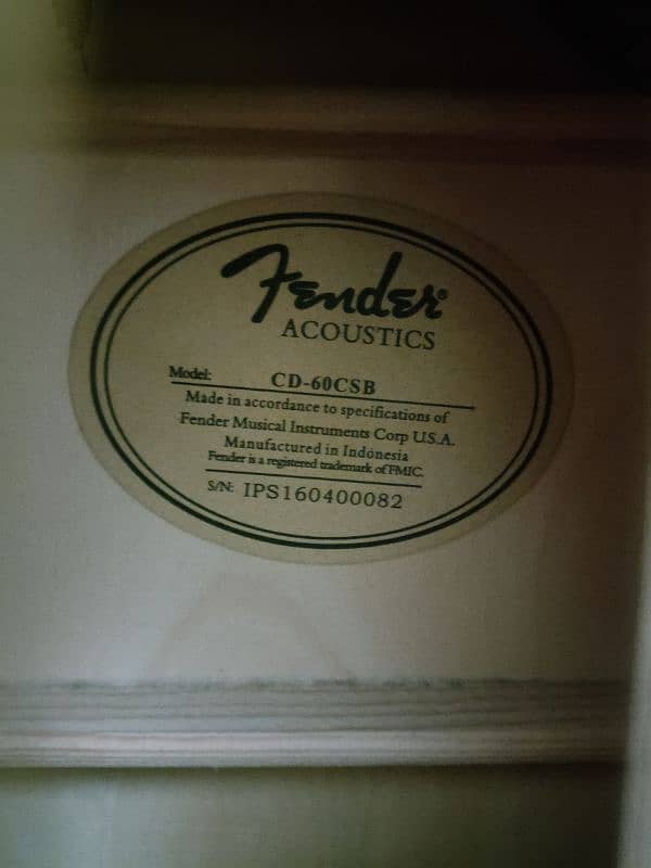 Fender Acoustic Guitar (A + copy) 4