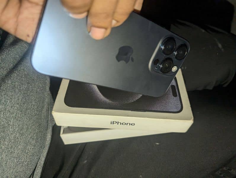 IPhone 15 Pro 256GB non PTA SIMTIME 2 MONTHS 98% 2