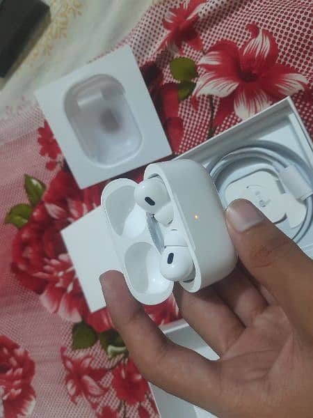 Airpods pro 2 with cleaning kit and cover 6