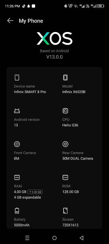 Infinix smart 8 pro 4