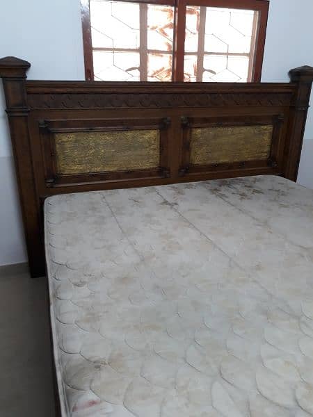 king size bed set with spring mattress 3