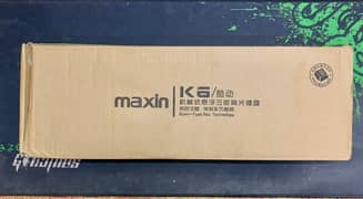 white rgb keyboard maxin k6