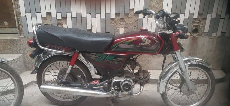 Honda CD 70 2018 model but original tankey tappy 2022 3