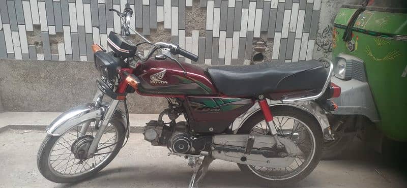 Honda CD 70 2018 model but original tankey tappy 2022 4