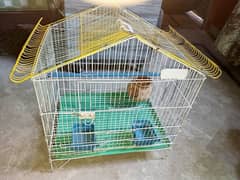 bird cage with accessories