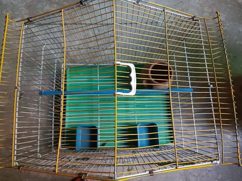 bird cage with accessories 2