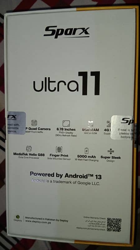 spark ultra 11 New mobile ha warranty 10 month ha 4