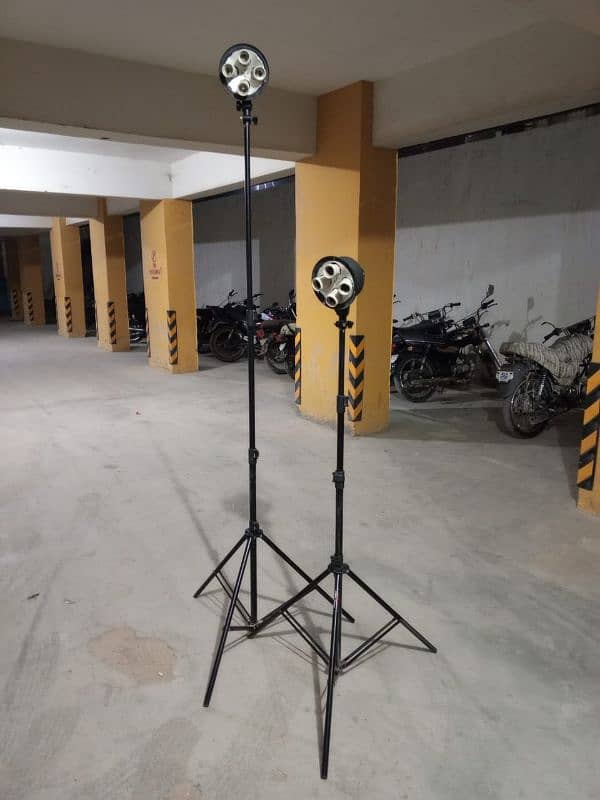 Professional Continue softbox lights with 2 full large size stands 1