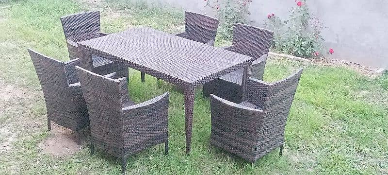 Rattan outdoor furniture Sofa,Swings,Dining table,PVC&Plastic chairs. 11