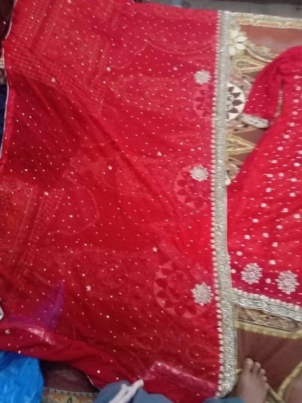 Lehnga 1,Frock 1,3piece Suite very attractive color 6