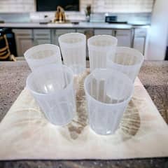 Unbreakable Water Drinking Glasses Pack of 6 | 0323-6342137