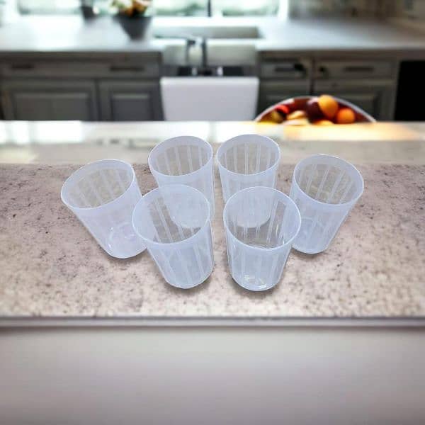 Unbreakable Water Drinking Glasses Pack of 6 | 0323-6342137 2