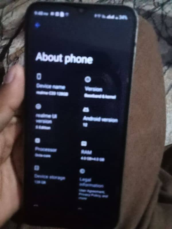 my mobile for selling realme c33 4+4ram 128gb ROM PTA approved 1