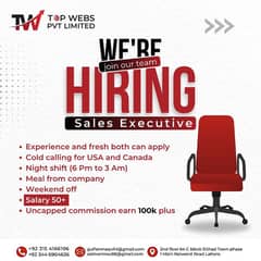 Sales Executive (Salary 50k+) 0