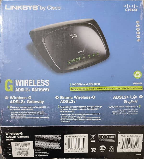 Linksys Wireless-G ADSL2+ Modem Router for Sale – Great Condition! 5