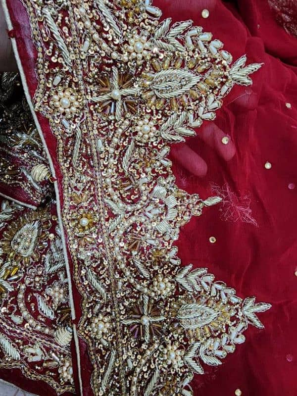 Bridal barat handmade lenahga choli 6