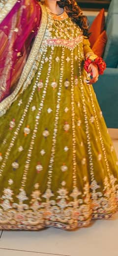 Wedding Dress / Bridal Dress / Bridal Mehandi Dress / Designer Maxi 0