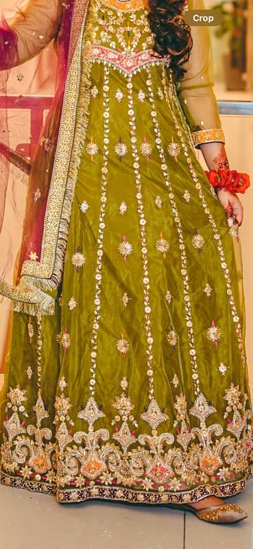 Wedding Dress / Bridal Dress / Bridal Mehandi Dress / Designer Maxi 1