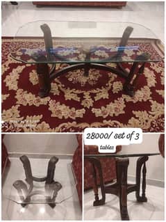 centre and side tables set