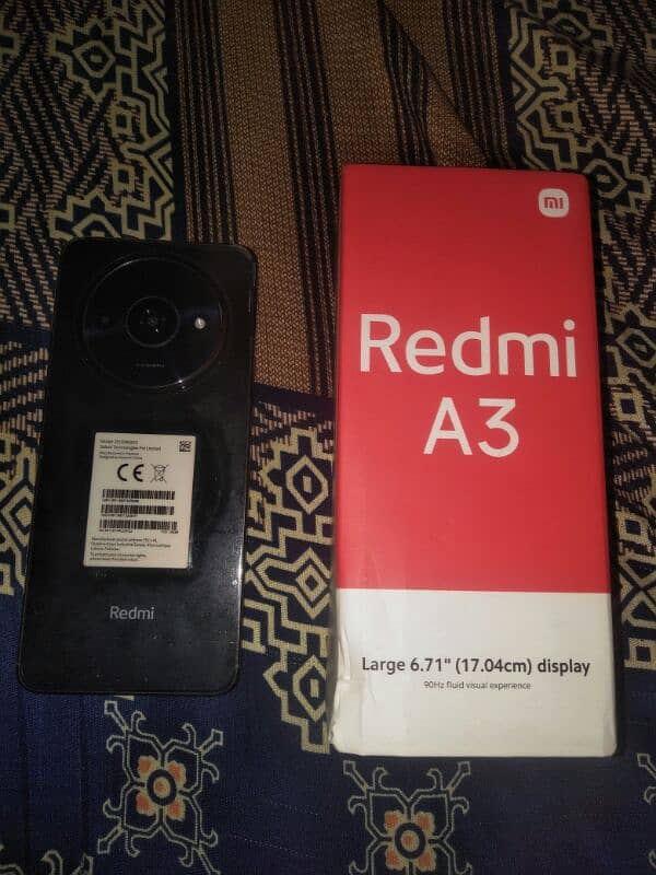 redmi a3 4/128 10/10 lush 10 months+ complete warranty 3