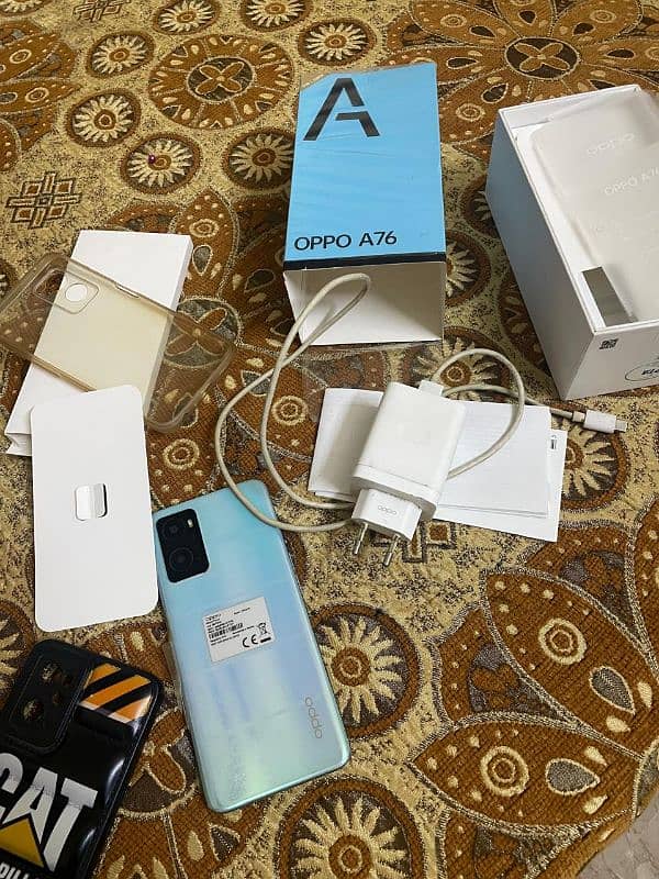 oppo a76 with accessories 03092194154 2