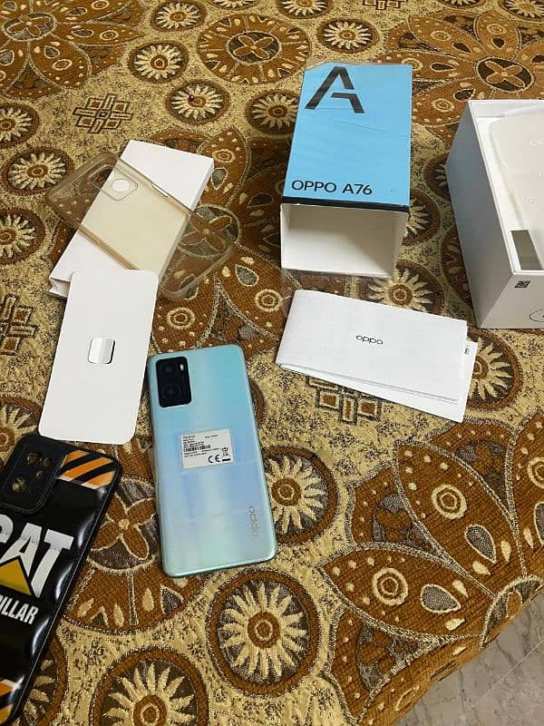 oppo a76 with accessories 03092194154 4