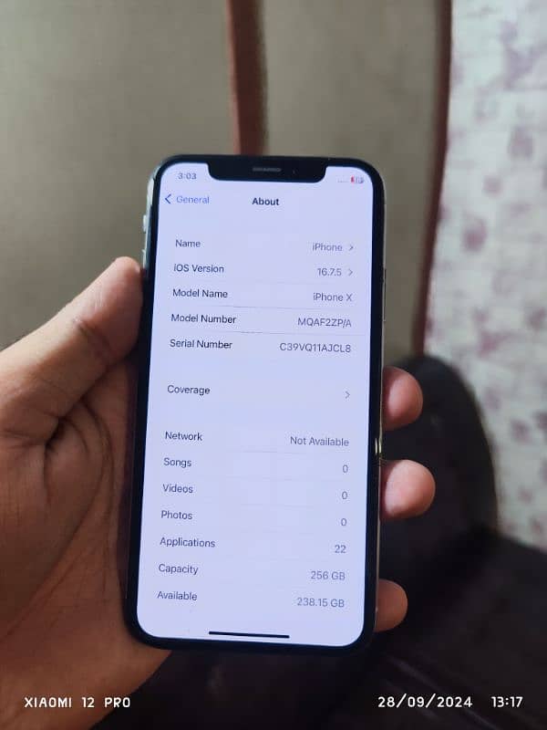 Iphone X 256gb Offical PTA approved 6