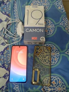 Tecno Camon 19 Neo, 6/128, with accessories, warranty expire, No faul