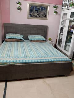 king size bed with out mattress.