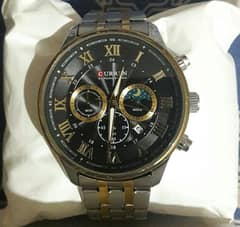 (Curren Unique Design)(CHRONOGRPH WORKING)(water proof)