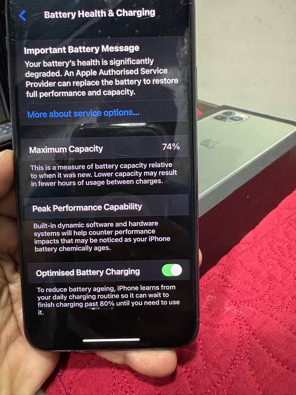 I phone 11 pro Max 256 gb PTA Approved 3