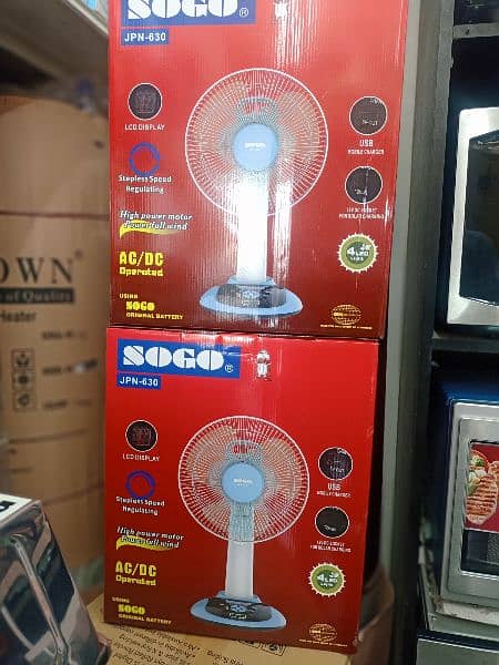 Rechargeable fan 9