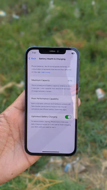 iphone 12 jv 87 health 128gb Tru ton of face id of all ok 5