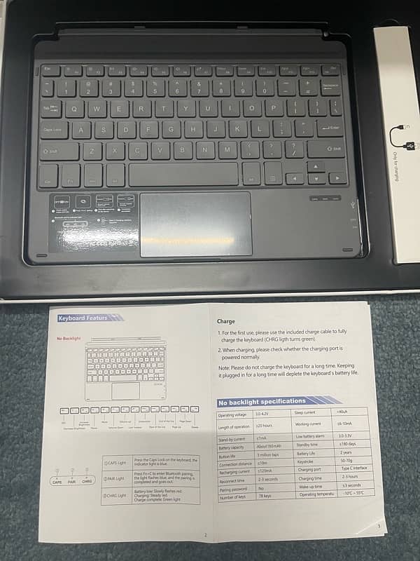 Microsoft Surface Go 4/ Go 3/ Go 2 / Go Wireless Bluetooth Keyboard 6