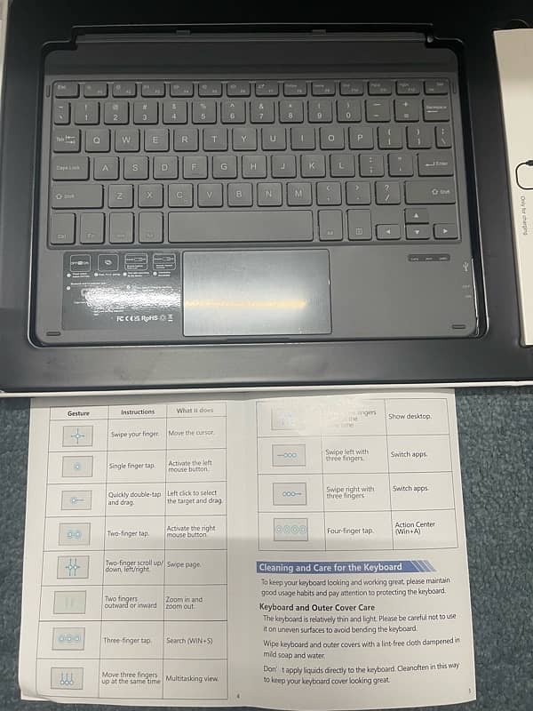 Microsoft Surface Go 4/ Go 3/ Go 2 / Go Wireless Bluetooth Keyboard 7