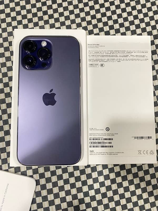 IPhone 14 pro Max 256 GB Factory Unlocked 4