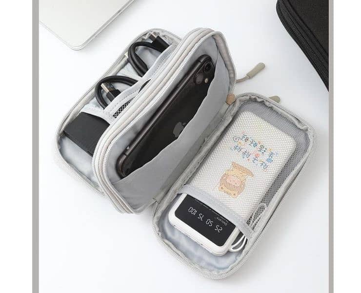 Portable Travel Digital Product Storage Bag - Cable Organizer 0