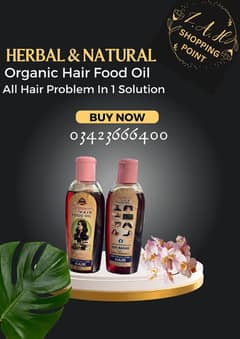 Organic Hair Food Oil