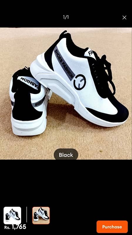 Shoes for mens casual black and white  shoes 1