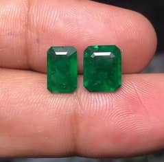 Beautiful natural emerald pieces available for sale