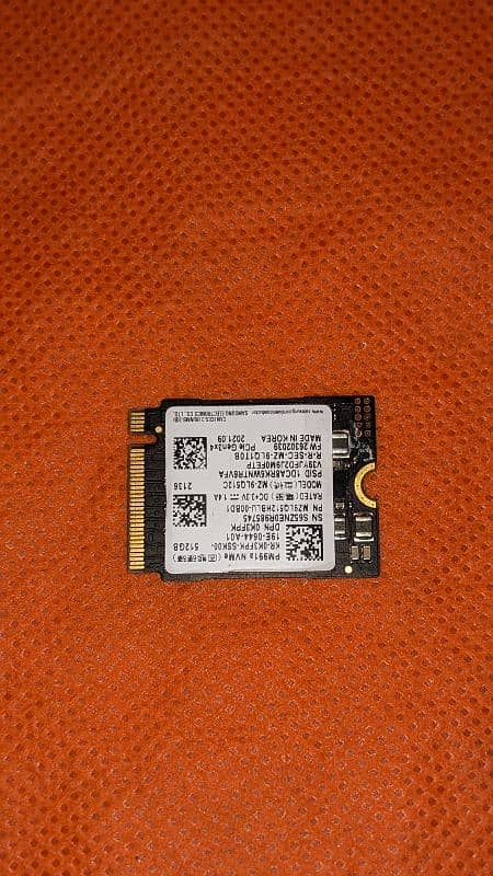 Gaming Samsung Nvme 512 GB 98% health 4