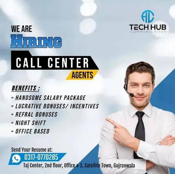 CALL CENTER JOB(MALE AND FEMALE) 2