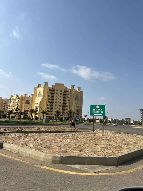 Precinct 8 Entrance plot front of Bahria Heights 0