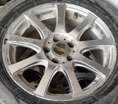 Alloy rims with tyers