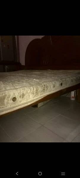 Wooden Bed, Show Case, Dressing Table, Mattress for Sale 5